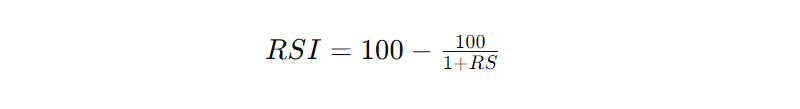 RSI Indicator formula